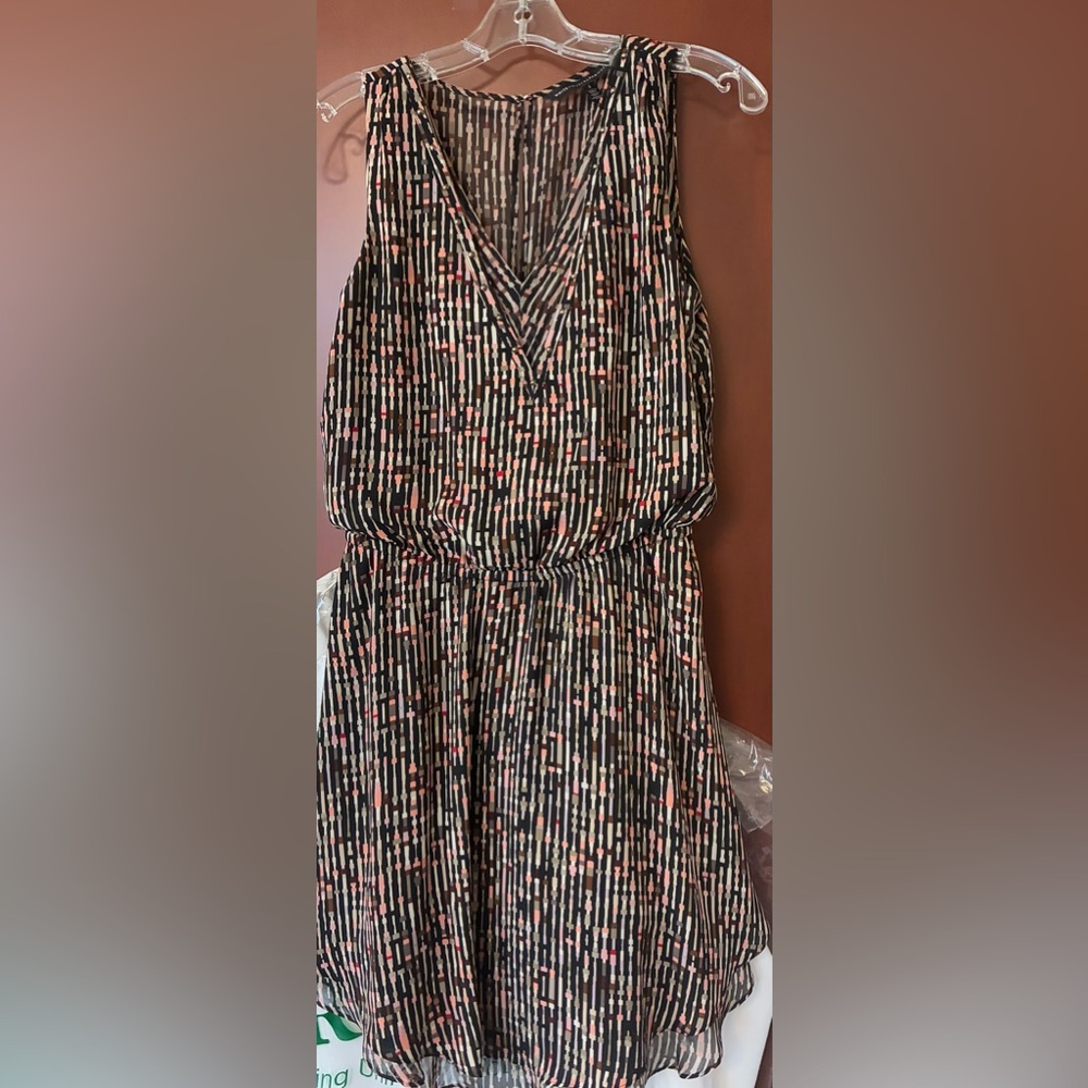 White House Black Market Multicolor Geometric Dress